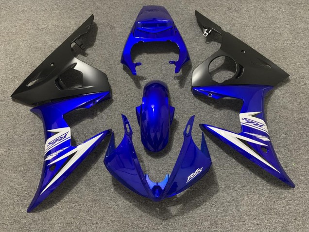2003-2005 Blue White and Matte Yamaha R6 Fairings 2003-2005 Blue White and Matte Yamaha R6 Fairings